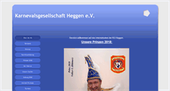 Desktop Screenshot of kg-heggen.de