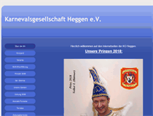 Tablet Screenshot of kg-heggen.de